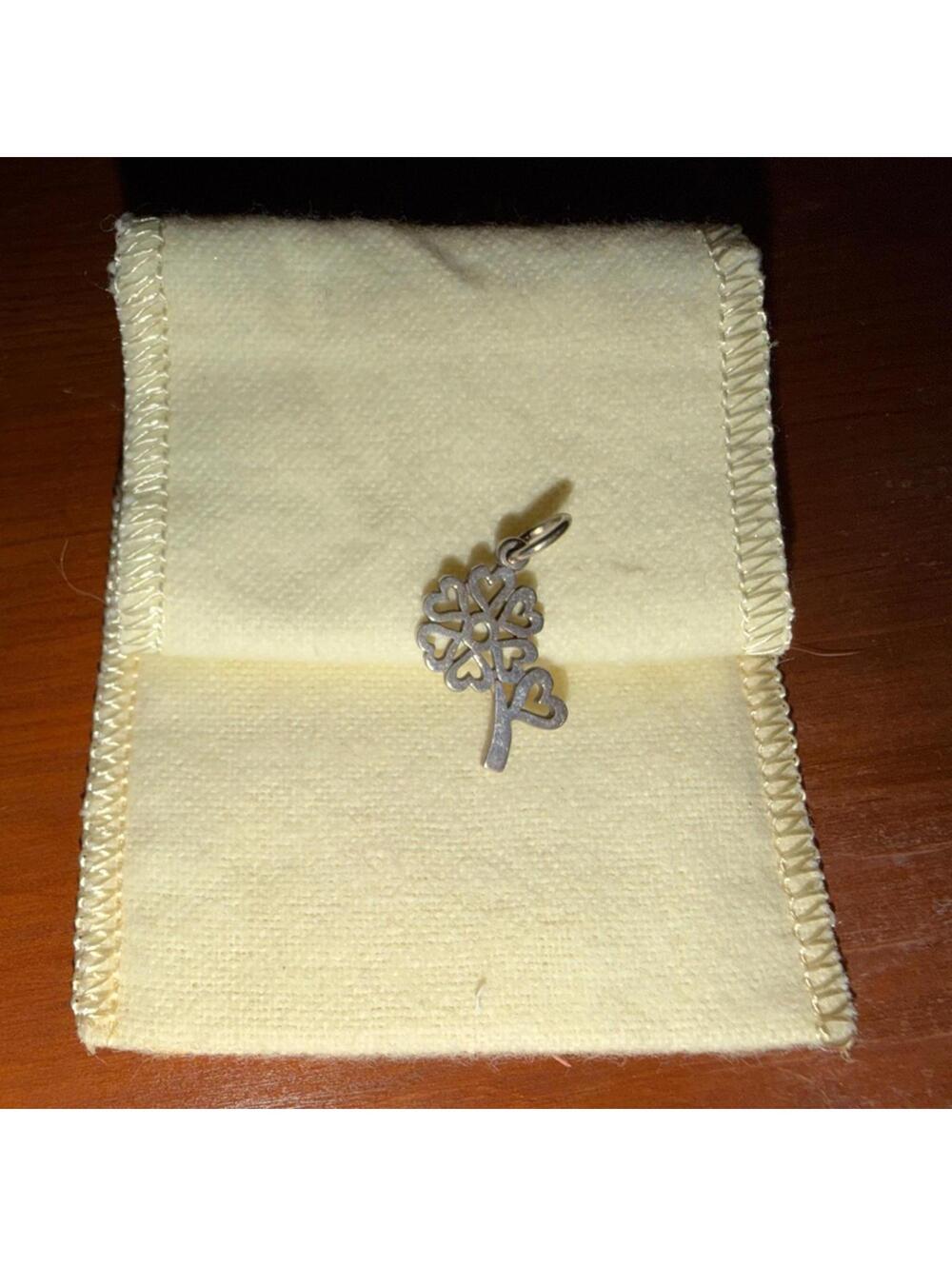 RETIRED James Avery Seven Hearts Flower Sterling Silver Charm